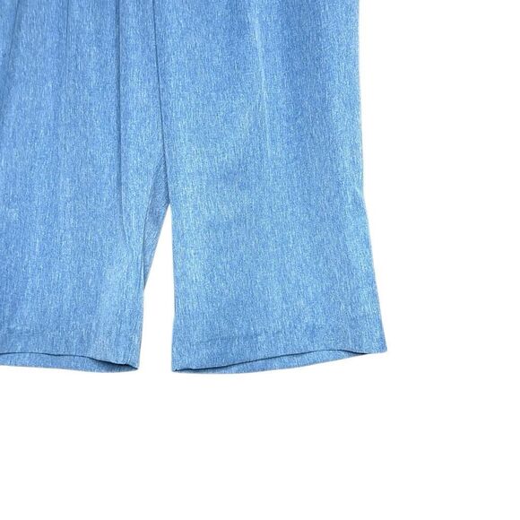 Kim Rogers Blue Short Sleeve Blouse Top Size L & Capri Shorts Size 16P 2 Piece - Picture 9 of 13